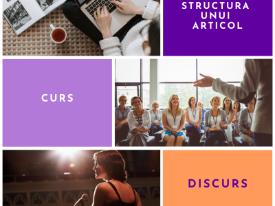 Structura unui articol, curs, discurs|   Curs Online